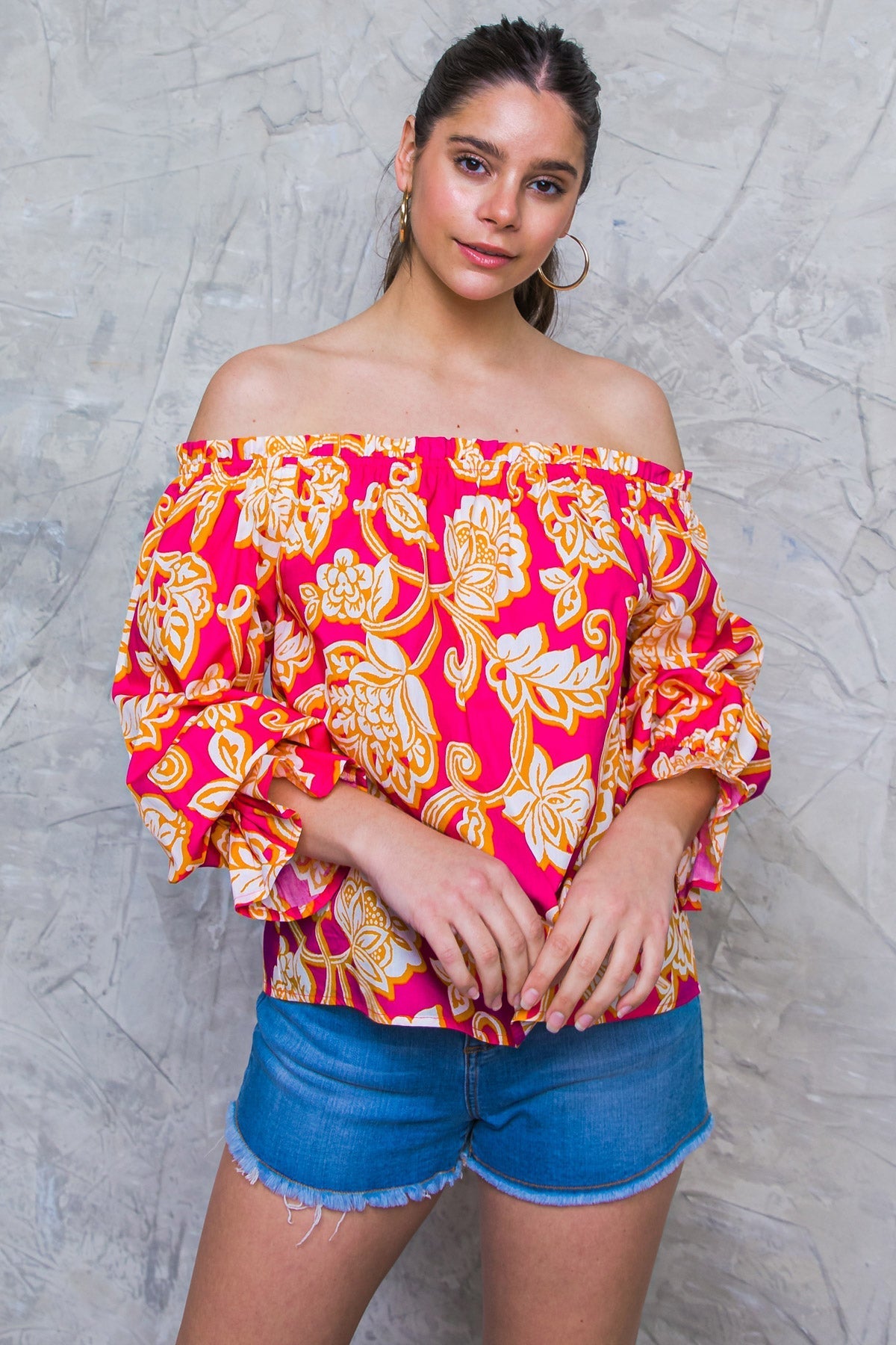 MEANT TO SHINE POPLIN TOP Flying Tomato